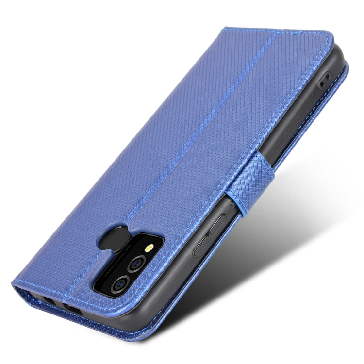 For BLU J9L Diamond Texture Leather Phone Case