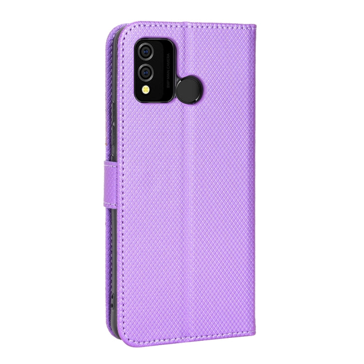 For BLU J9L Diamond Texture Leather Phone Case