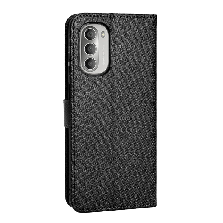 For Motorola Moto G52j 5G Diamond Texture Leather Phone Case