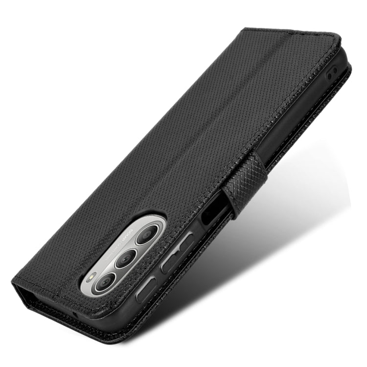 For Motorola Moto G52j 5G Diamond Texture Leather Phone Case