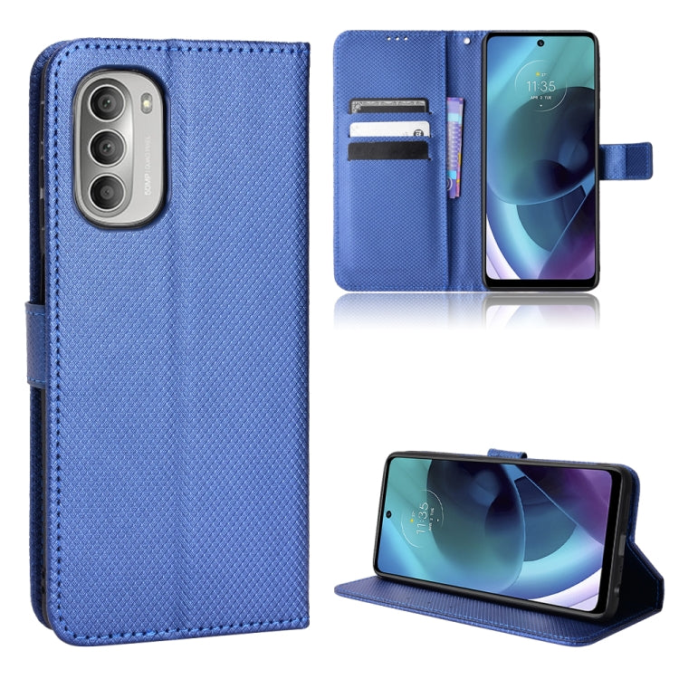 For Motorola Moto G52j 5G Diamond Texture Leather Phone Case