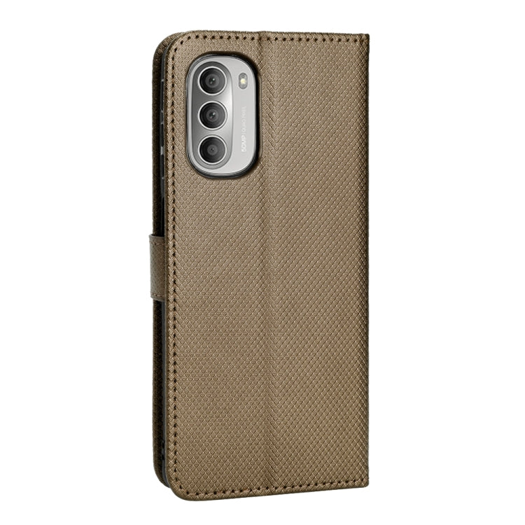 For Motorola Moto G52j 5G Diamond Texture Leather Phone Case