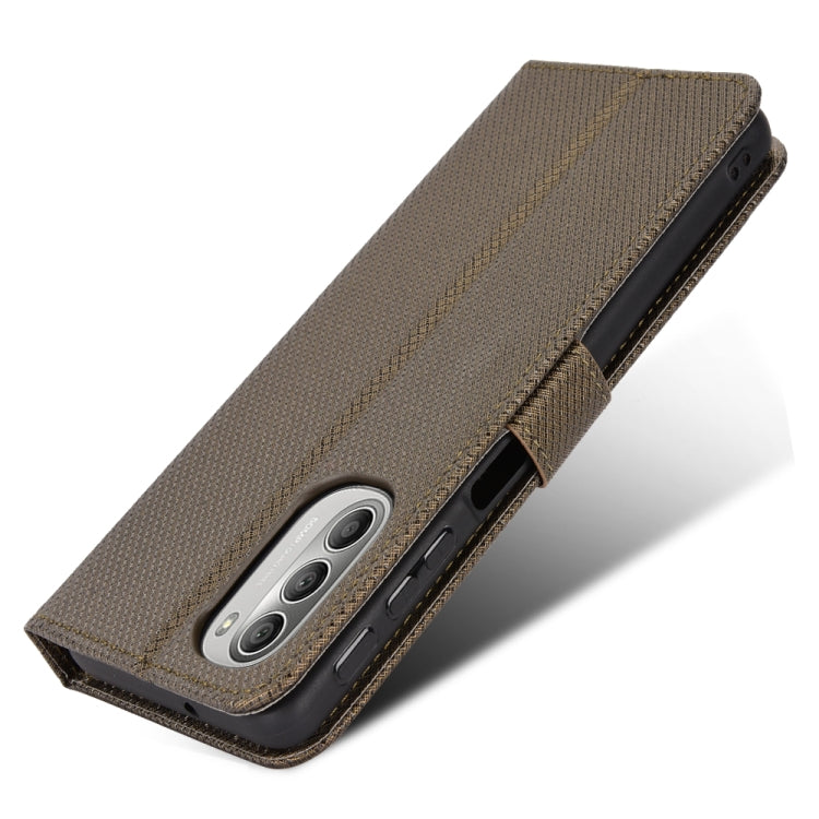 For Motorola Moto G52j 5G Diamond Texture Leather Phone Case