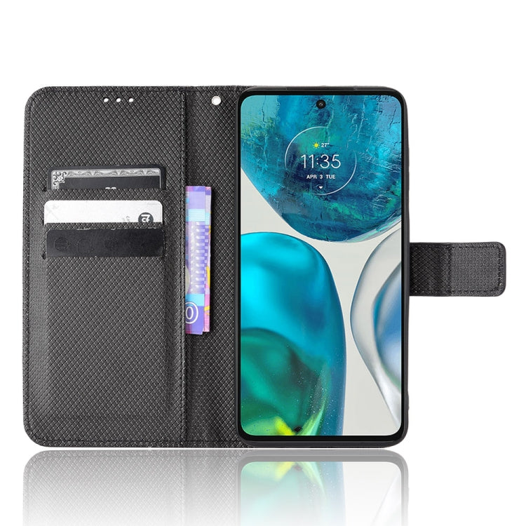 For Motorola Moto G71s / G82 / G52 4G Diamond Texture Leather Phone Case