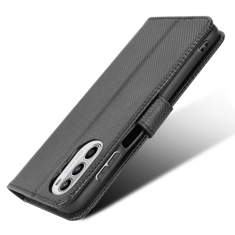 For Motorola Moto G71s / G82 / G52 4G Diamond Texture Leather Phone Case