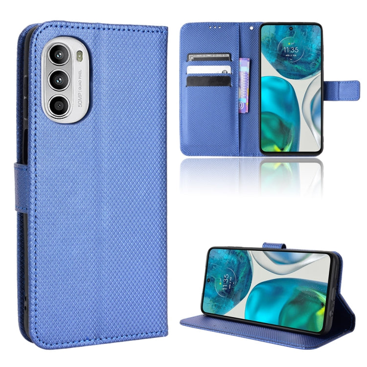 For Motorola Moto G71s / G82 / G52 4G Diamond Texture Leather Phone Case