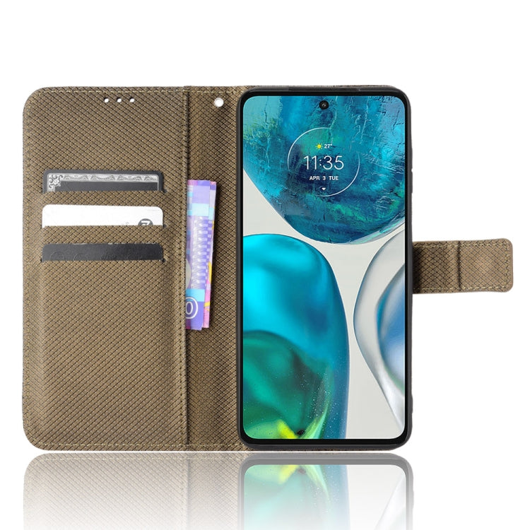 For Motorola Moto G71s / G82 / G52 4G Diamond Texture Leather Phone Case