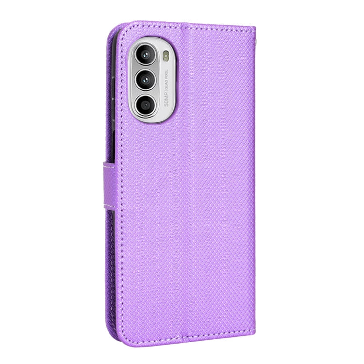 For Motorola Moto G71s / G82 / G52 4G Diamond Texture Leather Phone Case
