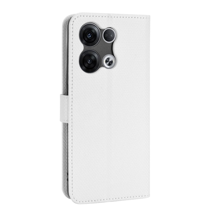 For OPPO Reno8 Diamond Texture Leather Phone Case