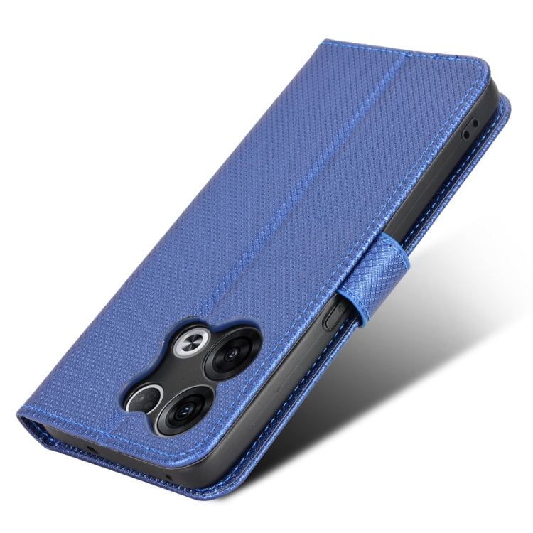 For OPPO Reno8 Diamond Texture Leather Phone Case