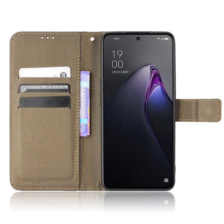 For OPPO Reno8 Diamond Texture Leather Phone Case