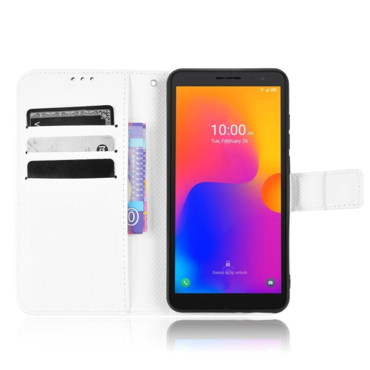 For TCL 303 / Alcatel 1B 2022 Diamond Texture Leather Phone Case