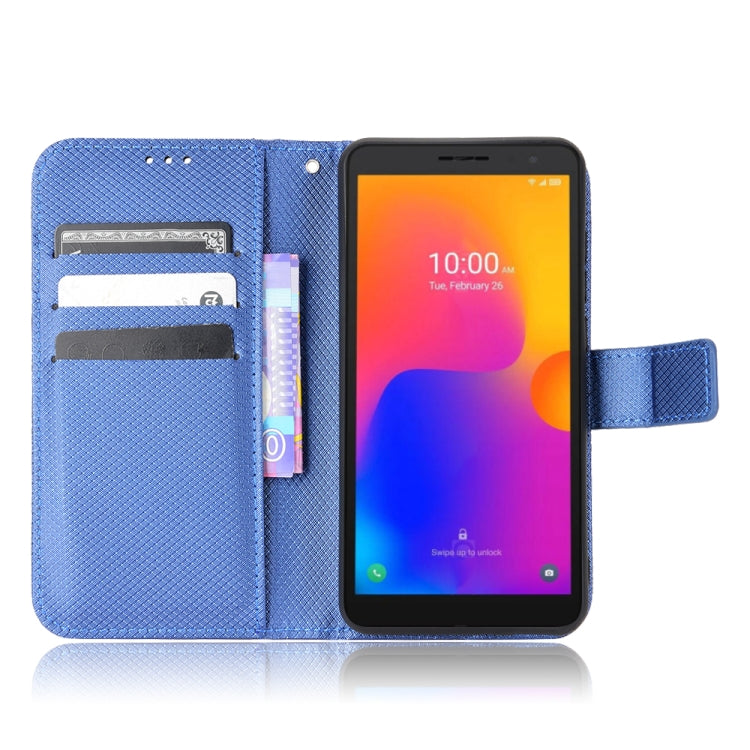 For TCL 303 / Alcatel 1B 2022 Diamond Texture Leather Phone Case