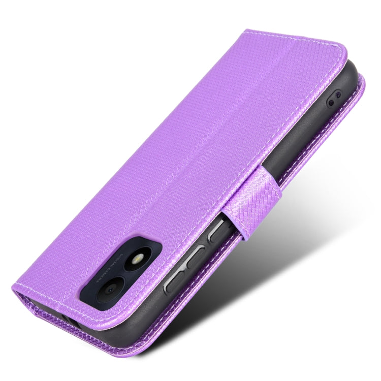 For TCL 303 / Alcatel 1B 2022 Diamond Texture Leather Phone Case