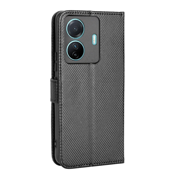 For vivo S15e Diamond Texture Leather Phone Case