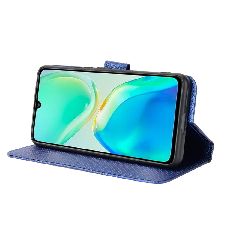 For vivo S15e Diamond Texture Leather Phone Case