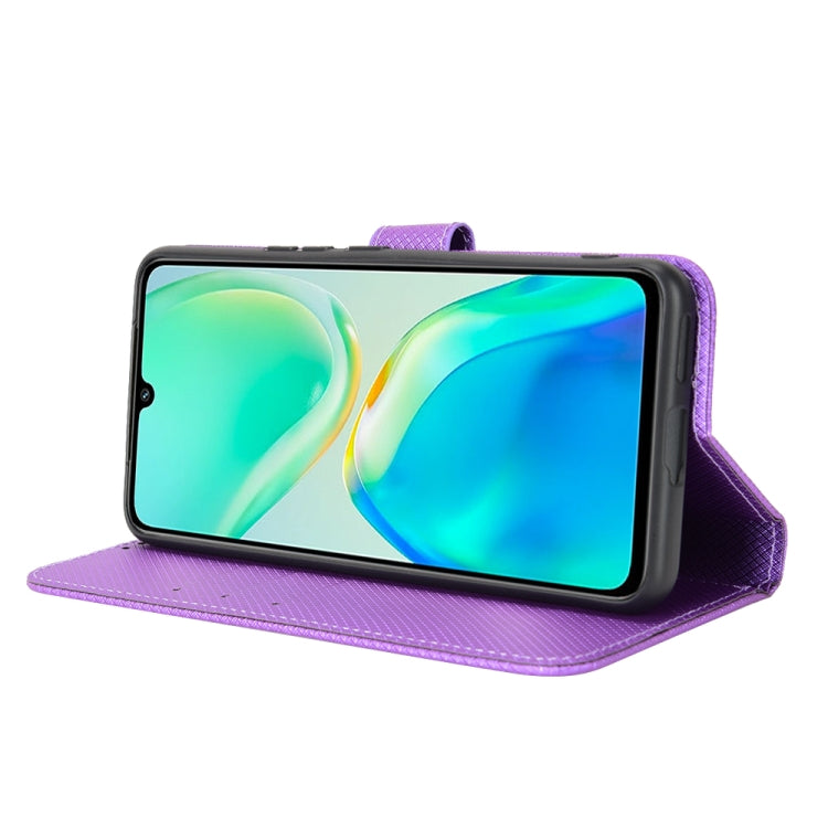 For vivo S15e Diamond Texture Leather Phone Case