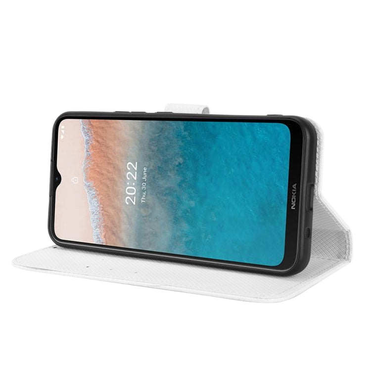 For Nokia C21 Plus Diamond Texture Leather Phone Case