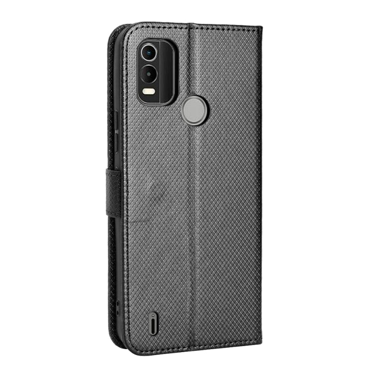 For Nokia C21 Plus Diamond Texture Leather Phone Case