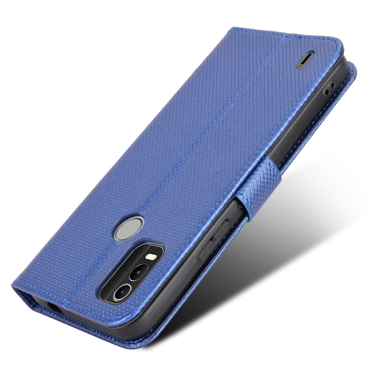 For Nokia C21 Plus Diamond Texture Leather Phone Case