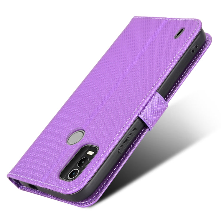 For Nokia C21 Plus Diamond Texture Leather Phone Case