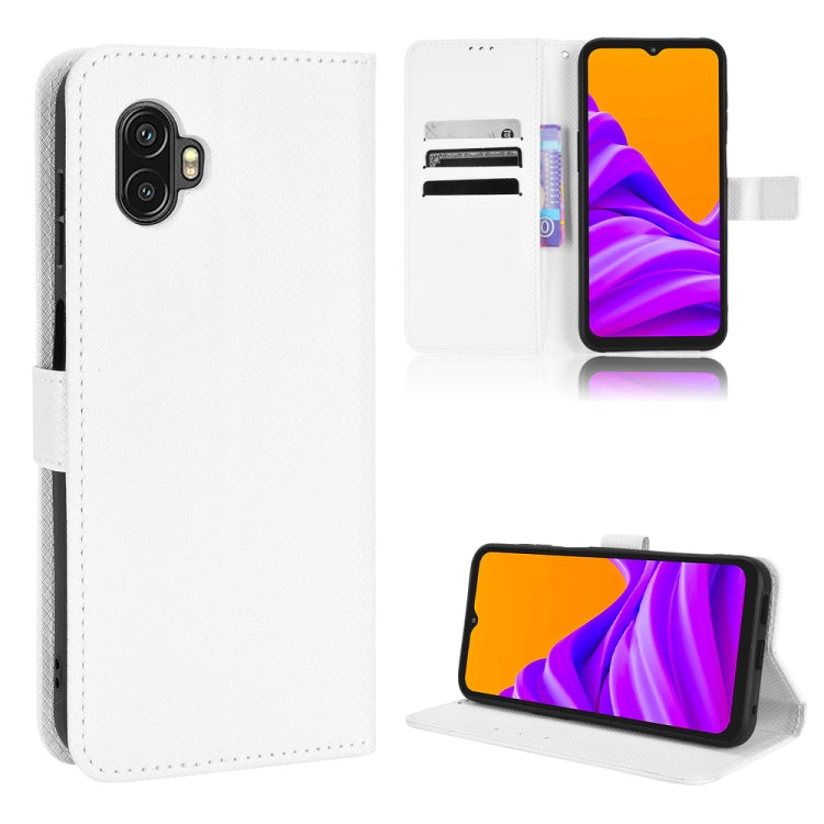 For Samsung Galaxy Xcover6 Pro Diamond Texture Leather Phone Case