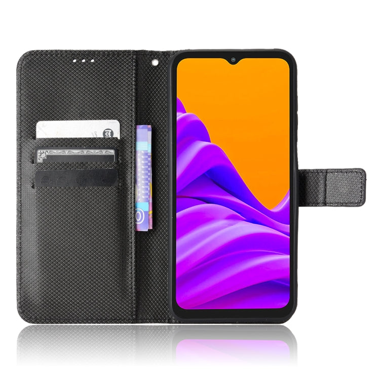 For Samsung Galaxy Xcover6 Pro Diamond Texture Leather Phone Case