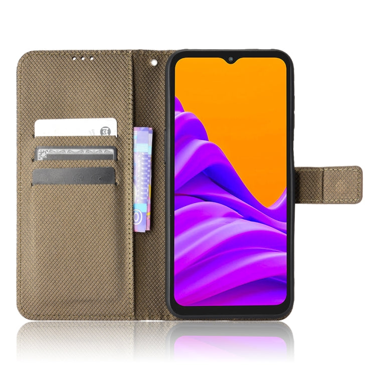 For Samsung Galaxy Xcover6 Pro Diamond Texture Leather Phone Case