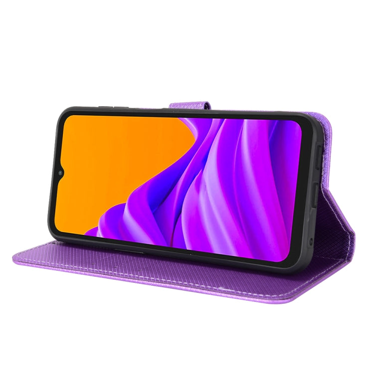 For Samsung Galaxy Xcover6 Pro Diamond Texture Leather Phone Case