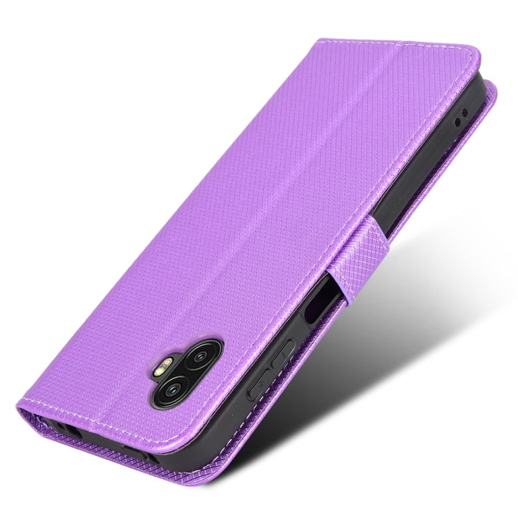 For Samsung Galaxy Xcover6 Pro Diamond Texture Leather Phone Case