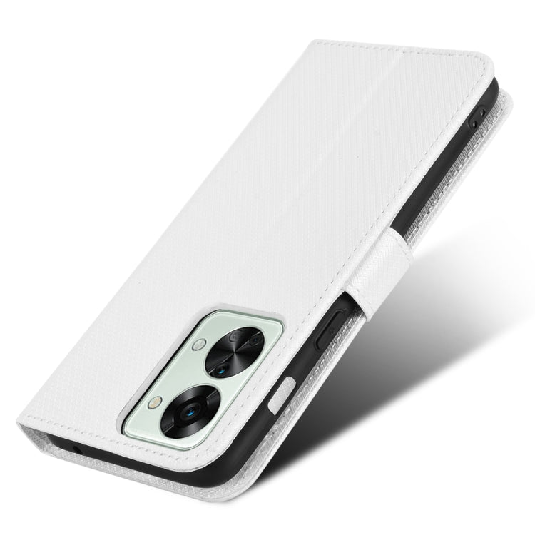 For OnePlus Nord 2T Diamond Texture Leather Phone Case