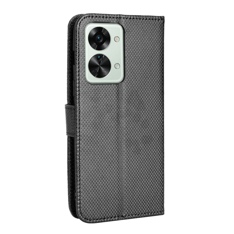 For OnePlus Nord 2T Diamond Texture Leather Phone Case