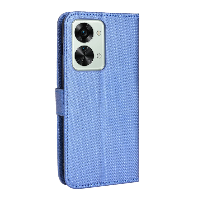 For OnePlus Nord 2T Diamond Texture Leather Phone Case