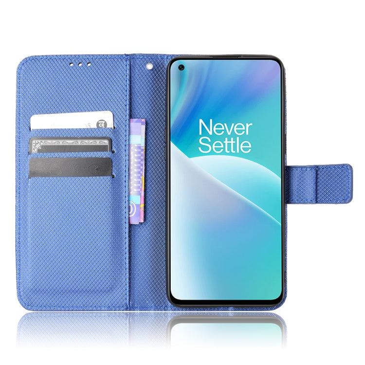 For OnePlus Nord 2T Diamond Texture Leather Phone Case