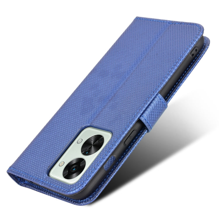 For OnePlus Nord 2T Diamond Texture Leather Phone Case