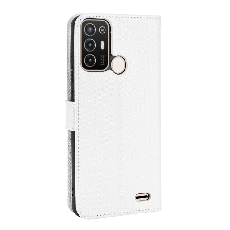 For ZTE Blade A52 Diamond Texture Leather Phone Case
