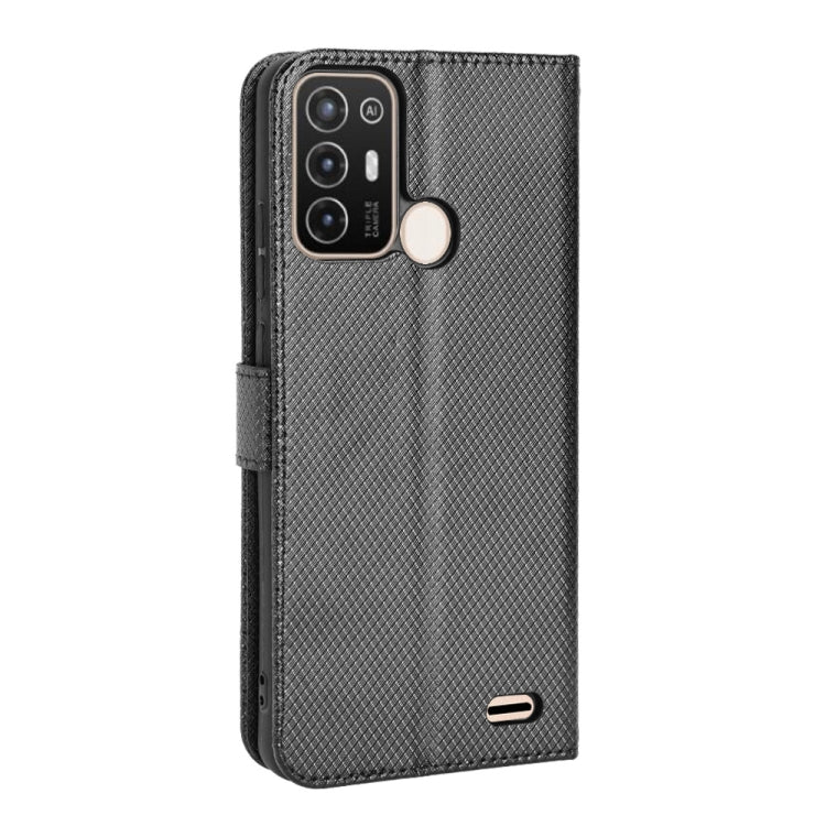 For ZTE Blade A52 Diamond Texture Leather Phone Case