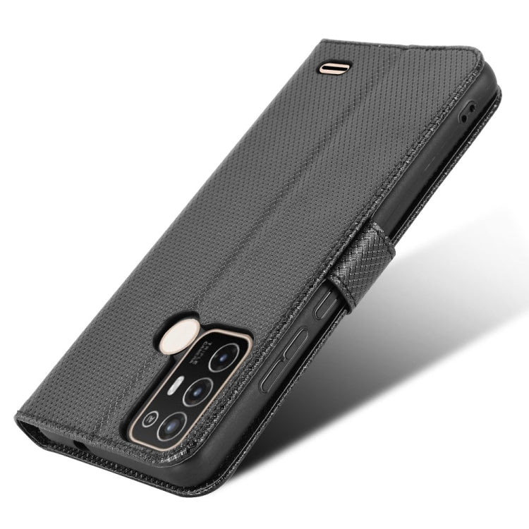 For ZTE Blade A52 Diamond Texture Leather Phone Case