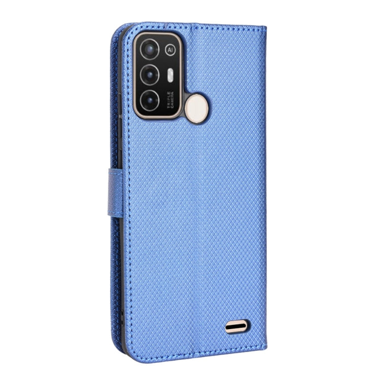 For ZTE Blade A52 Diamond Texture Leather Phone Case