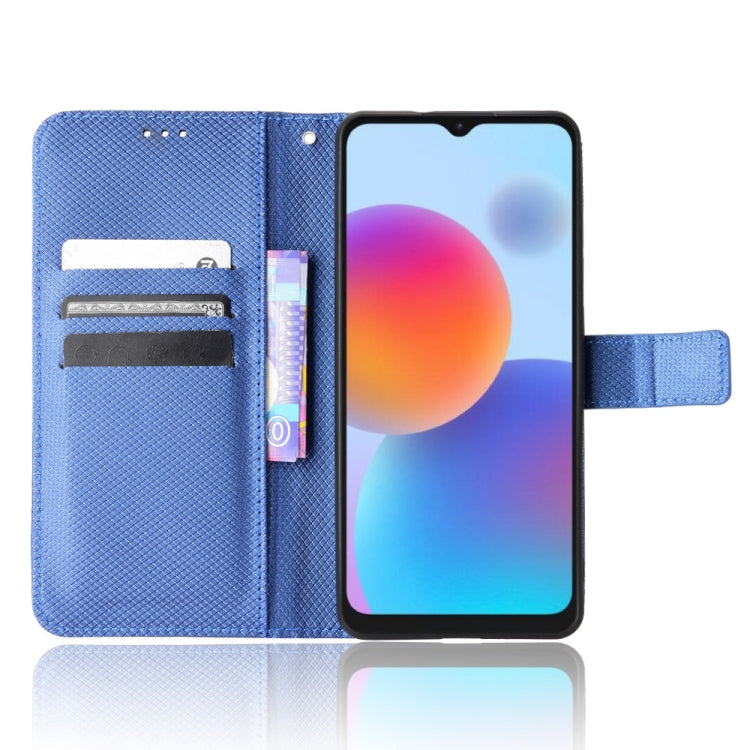 For ZTE Blade A52 Diamond Texture Leather Phone Case