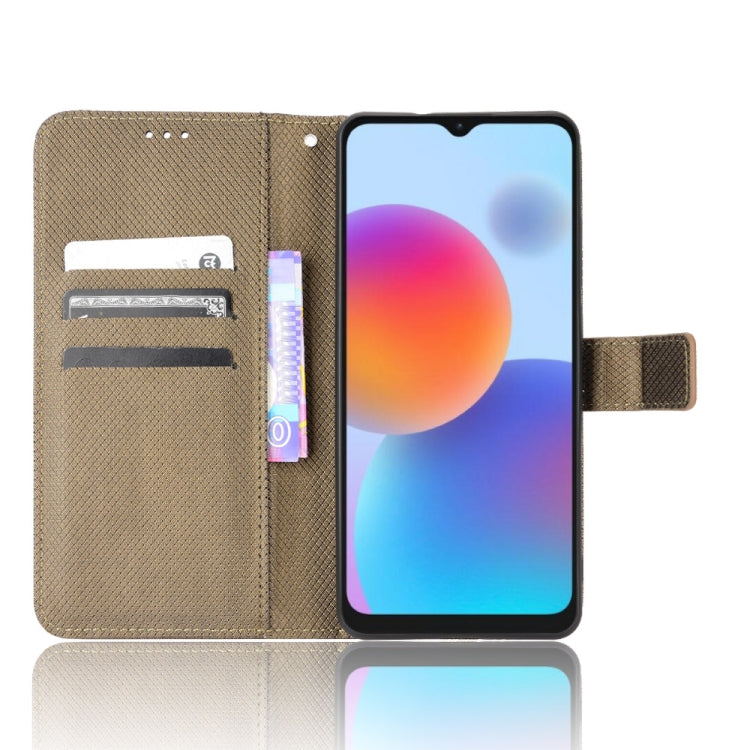 For ZTE Blade A52 Diamond Texture Leather Phone Case