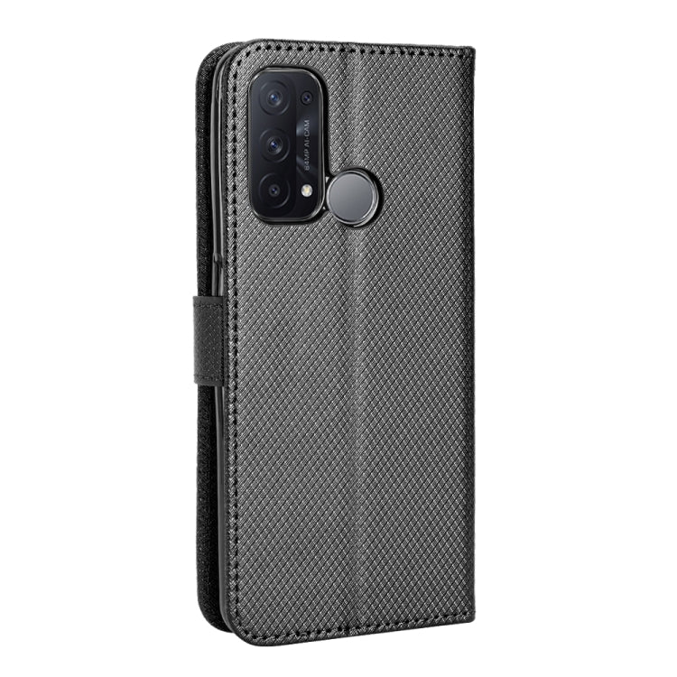 For OPPO Reno5 A Diamond Texture Leather Phone Case