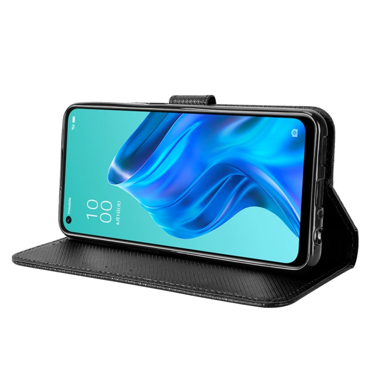 For OPPO Reno5 A Diamond Texture Leather Phone Case