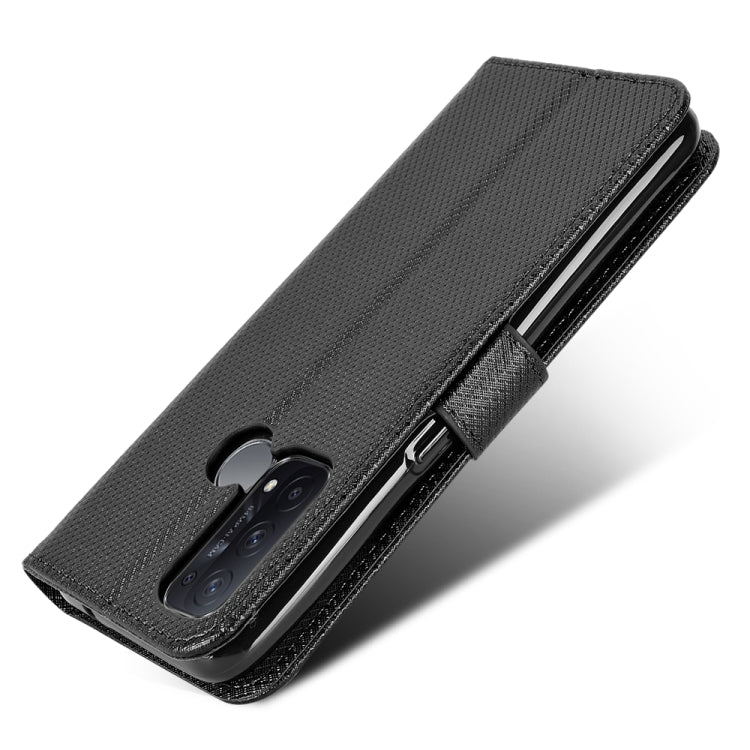For OPPO Reno5 A Diamond Texture Leather Phone Case