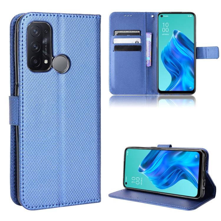 For OPPO Reno5 A Diamond Texture Leather Phone Case
