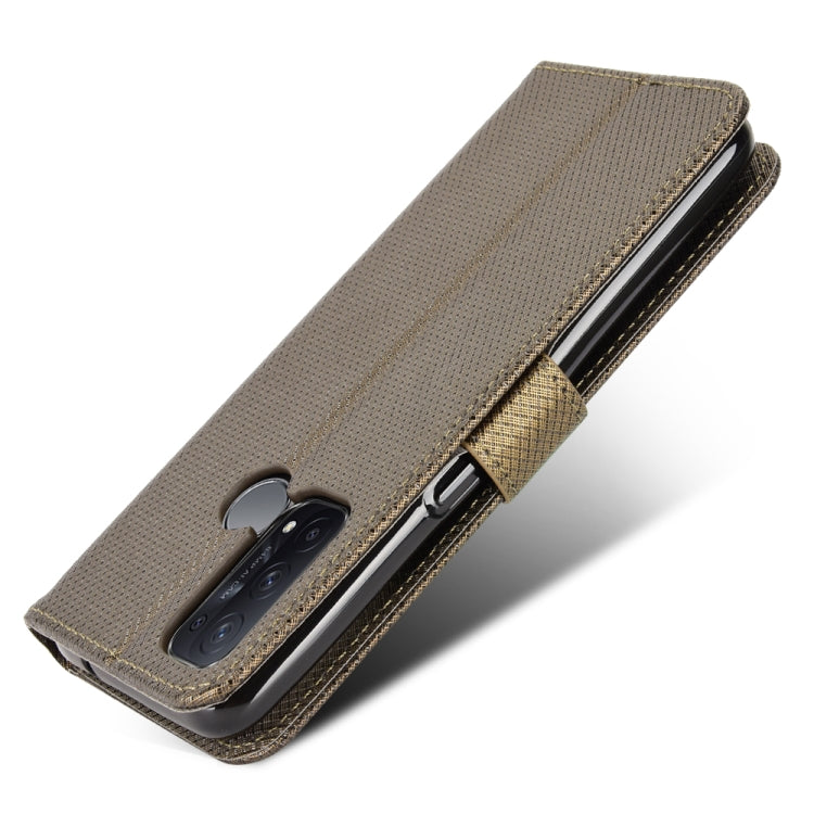 For OPPO Reno5 A Diamond Texture Leather Phone Case