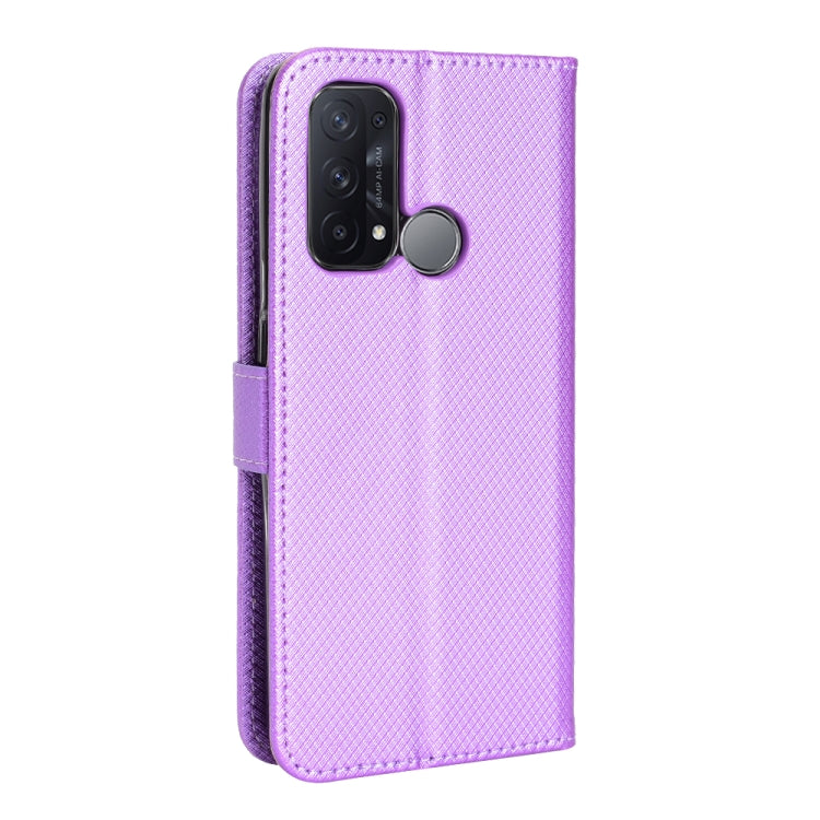 For OPPO Reno5 A Diamond Texture Leather Phone Case