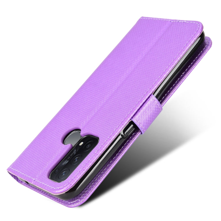 For OPPO Reno5 A Diamond Texture Leather Phone Case