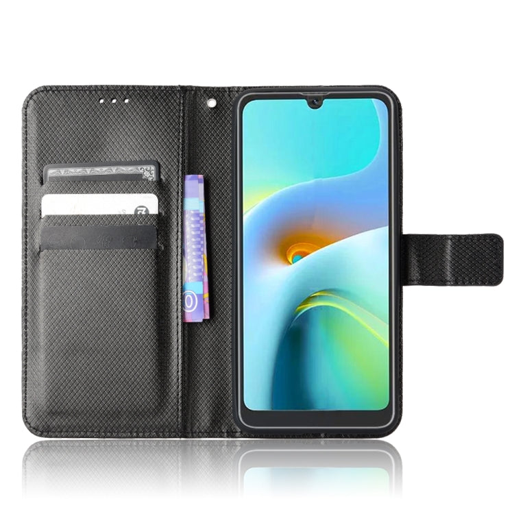 For Blackview A50 Diamond Texture Leather Phone Case