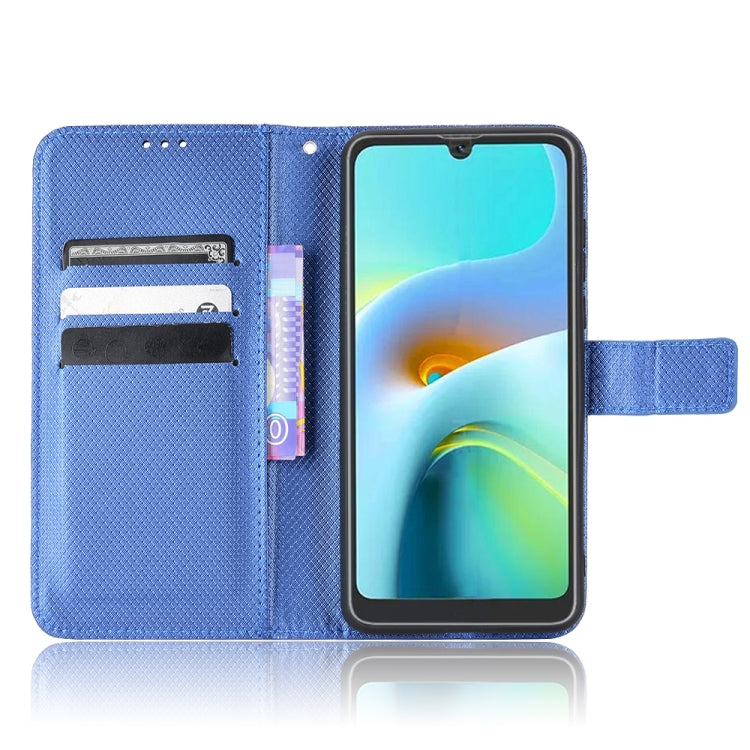 For Blackview A50 Diamond Texture Leather Phone Case